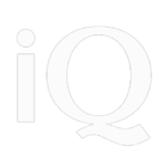 iQ logo fondo blanco transparente horizontal. irene quiñones consultor seo